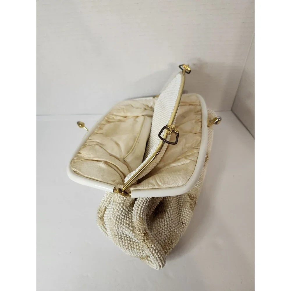 vintage beaded clutch purse
